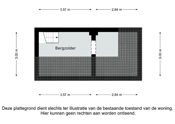 Plattegrond - IJsselstraat 26, 6413 VW Heerlen - IJsselstraat 26 Heerlen - Zolder 2D.jpg